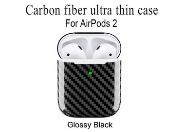 Bezprzewodowe ładowanie Slim Airpods Carbon Fiber Case