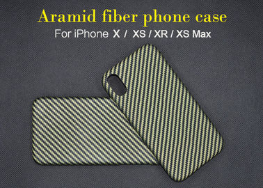 Odporny na wstrząsy wodoodporny futerał na iPhone'a z włókna węglowego aramidowego dla iPhone'a X