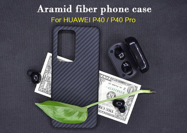 Etui Huawei Anti-Fingerprint z czarnego włókna aramidowego do Huawei P40