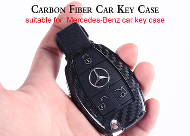 Jedwabista w dotyku osłona na kluczyk z włókna węglowego 3k Mercedes