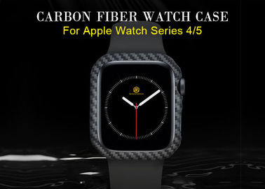 Pyłoodporny, odporny na wstrząsy pokrowiec Apple Watch z włókna węglowego
