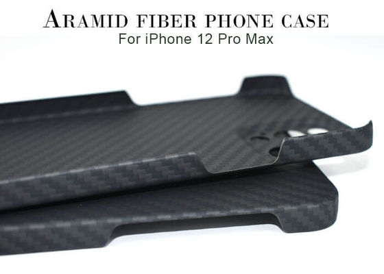 Etui z włókna aramidowego do iPhone'a 12 Pro Max z pełnym etui z włókna węglowego do ochrony aparatu