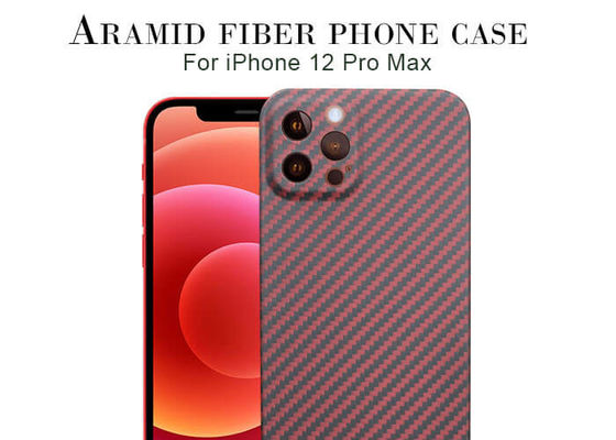 Etui z włókna węglowego Etui na telefony komórkowe z włókna aramidowego do iPhone'a 12 Pro Max Kevlar Phone Case