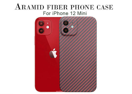 Matowe wykończenie Full Cover Kevlar Aramid Fibre Etui na telefon do iPhone'a 12 Mini
