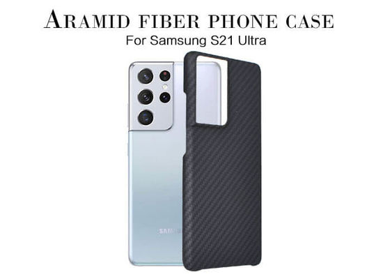 Lekki pokrowiec Samsung S21 Ultra Aramid Czarny kolor z włókna węglowego