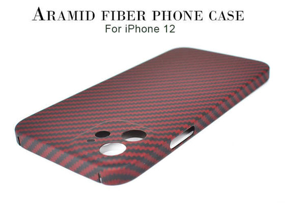 Matowa powierzchnia 0,65 mm futerał na telefon z włókna aramidowego do iPhone'a 12