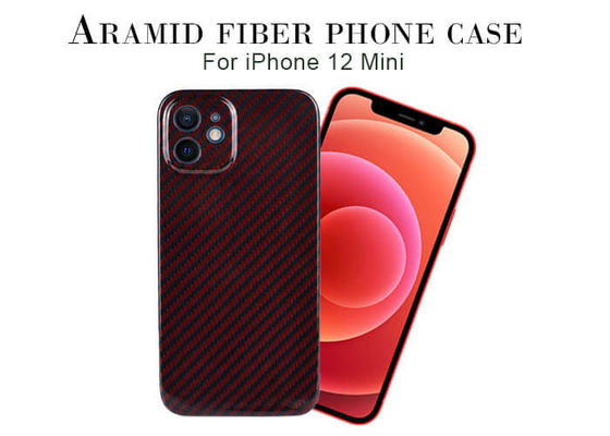 Etui na telefon iPhone 14 w kolorze czerwonym z kevlaru z włókna aramidowego, etui z włókna węglowego na telefon iPhone