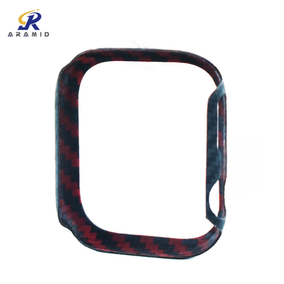 Czarne, skośne etui do zegarka Apple Watch Ultra 49 mm z niestandardowym logo z włókna węglowego