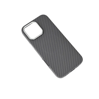 Cienka 0,8mm 16g Waga Magnetyczna Pudełka z włókna aramidowego dla iPhone'a 16 Pro z wtryskiem bocznym i pełną osłoną