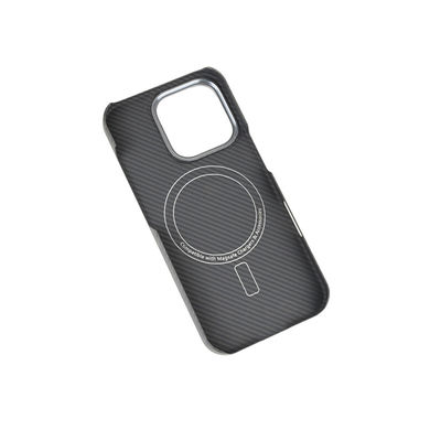 Niestandardowa obudowa metalowa magnetyczna Aramid Włókno węglowe obudowa telefoniczna dla iPhone'a 16 Pro