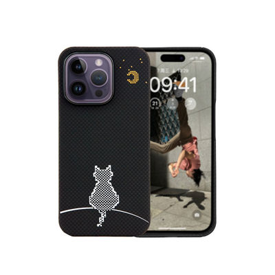 Ultra Cienka 0,8 mm Grubość 16 g Waga Wyrzutna na brud Pudełka z włókna aramidowego na iPhone'a 16 Pro Max