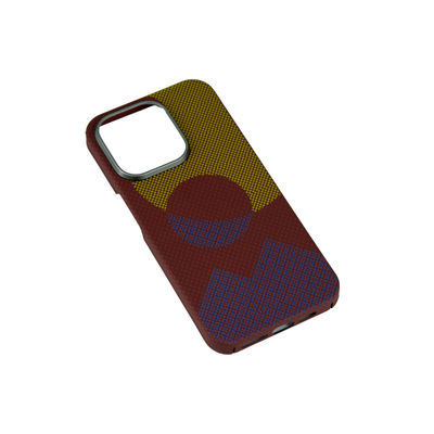 Luksusowe, spersonalizowane etui na telefon z włókna węglowego aramidowego z wzorem dla iPhone 16 Pro Max, o grubości 0,8 mm i wadze 16 g