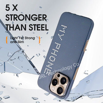 Świecące w ciemności super lekkie etui z włókna aramidowego i węglowego do iPhone 17 Pro