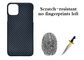 Etui na telefon iPhone 11 Pro z matowego, skośnego włókna aramidowego Kevlar Mobile Cover