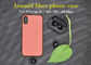 Etui na telefon z prawdziwego włókna aramidowego w kolorze pomarańczowym na iPhone X, etui ochronne