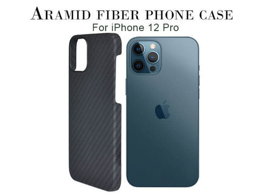 Grubość 0,65 mm Aramidowe etui na telefon iPhone 12 Pro z matowym wykończeniem