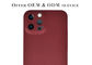 Aramidowy futerał na aparat w kolorze czerwonym z pełną ochroną SGS dla iPhone'a 12 Pro Max